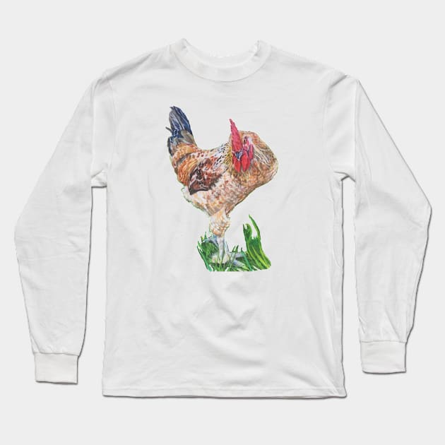 Donovan, Rooster of Yakima Long Sleeve T-Shirt by jenesaiscluck